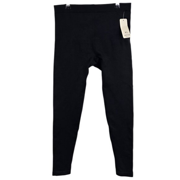 Shapermint Pants - Empetua Seamless Comfort Mid-Waist Shaping Leggings, Black, Size XL